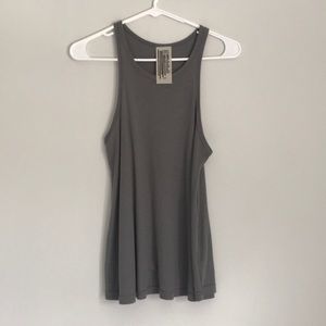 Free people grey tank top